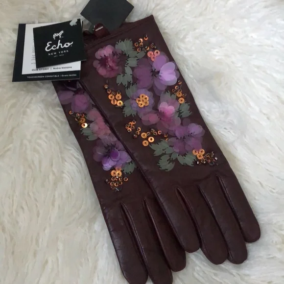 NEW Echo Genuine Leather Gloves - Picture 10 of 12